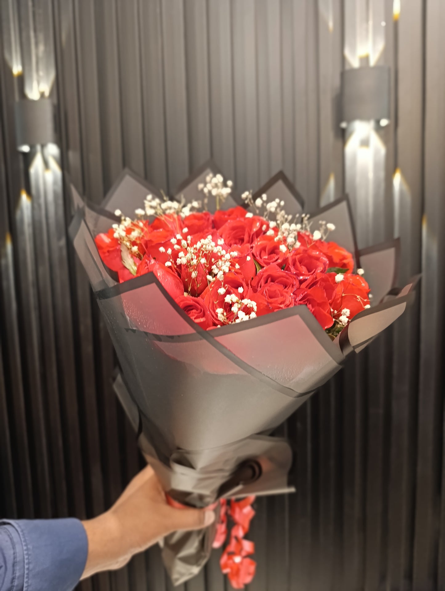 Red Rose Flower Bouquet