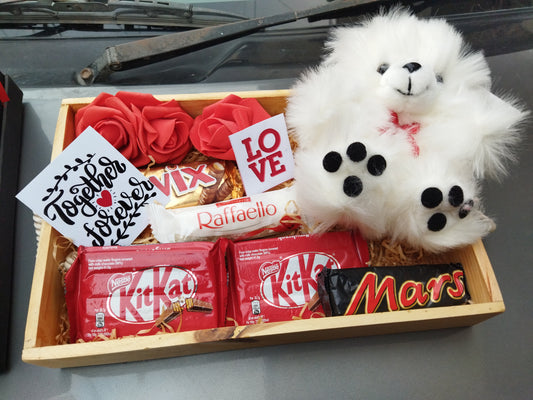 Chocolate Crate with teddy